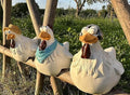Funny Farm Chickens Statues,Chicken Fence Decoration,Cute Resin Chickens Decor,Outdoor Real Animal Statue,Chicken Sculpture,Perfect for Home Garden Stairs,Farm,Patio,Backyard