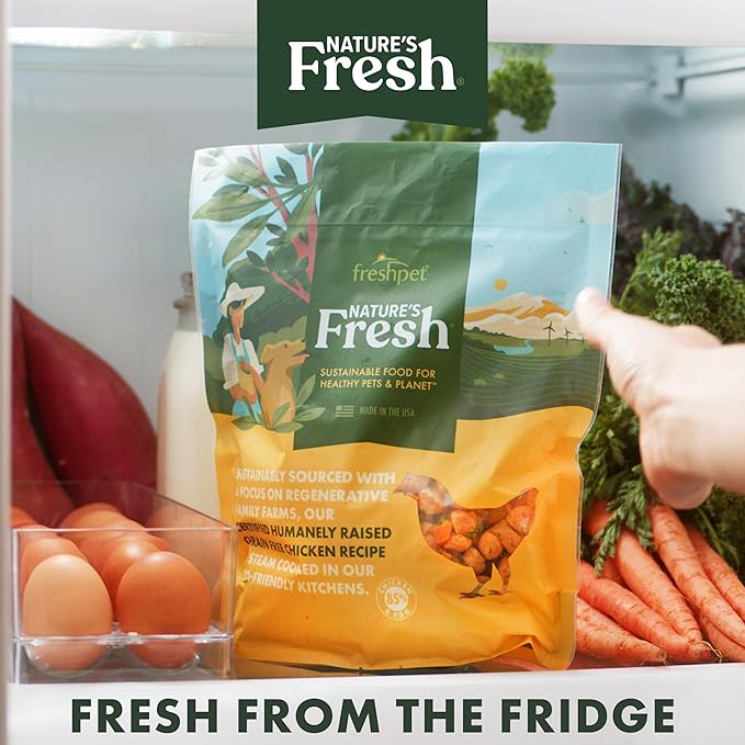 Freshpet Fresh Dog Food, Fresh Certified Humanely Raised Grain Free Turkey Recipe Dog Food Roll, 5 lb.