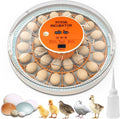 30 Egg Incubator with Automatic Egg Turning and Humidity Control,360 Degree View with Clear Window, Incubators for Hatching Eggs, Chicken, Ducks, Goose, Pigeon, Quail, Parrot