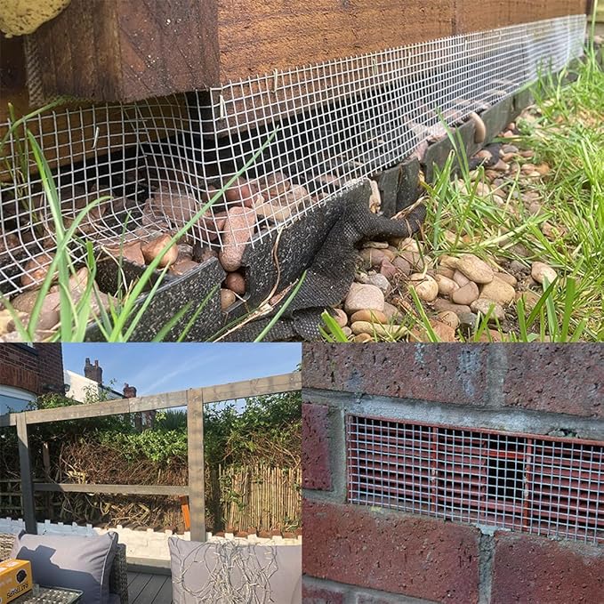 Hardware Cloth Metal Wire Mesh Roll 4in X 20ft Chicken Wire Fence Hot Dipped Galvanized Welded Wire Fencing Fine Mesh for Handicraft Making Animal Barrier and Garden
