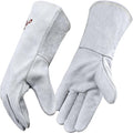 Leather Welding Gloves for Men or Women, Fire and Heat Resistant gloves for Stick,Tig,Mig,Fireplace,BBQ,Oven,Grill,Wood Stove,Animal Handling Gloves,Bite Proof for Cat or Dogs,Welders Gifts