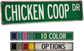 Chicken Coop Drive Street Sign - Made In USA - Chicken Coop Décor Rustic Chicken Sign Outdoor Sign Funny Signs Metal Sign 104180017014