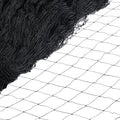 Windyun 1 PC 50' x 100' Bird Netting Bird Net Chicken Coop 2.4" Mesh Heavy Duty Deer Fence Aviary Net Reusable Fruit Tree Poultry Barrier for Garden Protection Vineyard Against Hawk Squirrel, Black