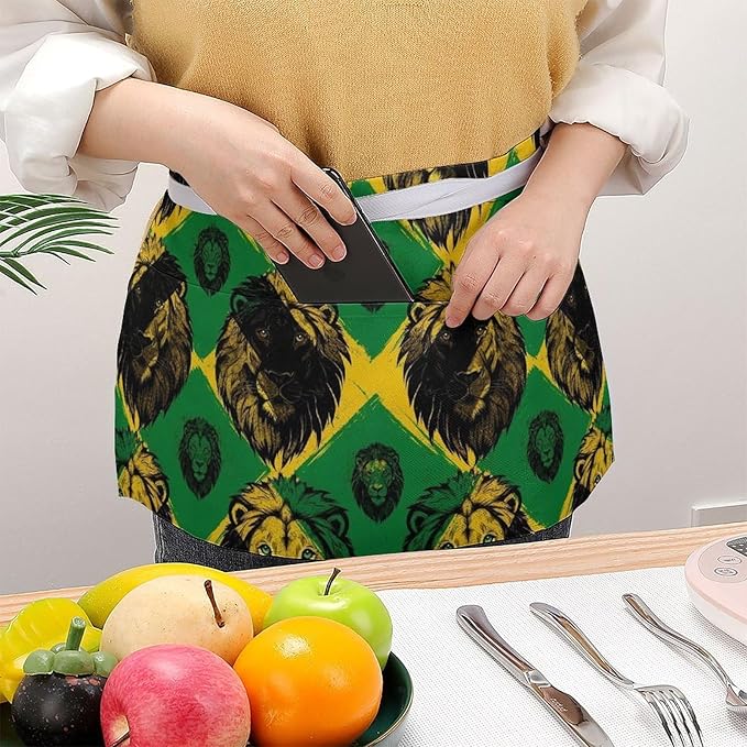 Server Waitress Waist Apron Cooking Kitchen Restaurant Aprons for Women Men