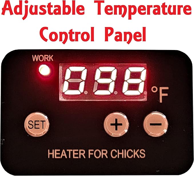 Rite Farm Products 10"x10" Chick BROODER Heating Plate 13-WATTS Digital Heat Temperature Adjustable