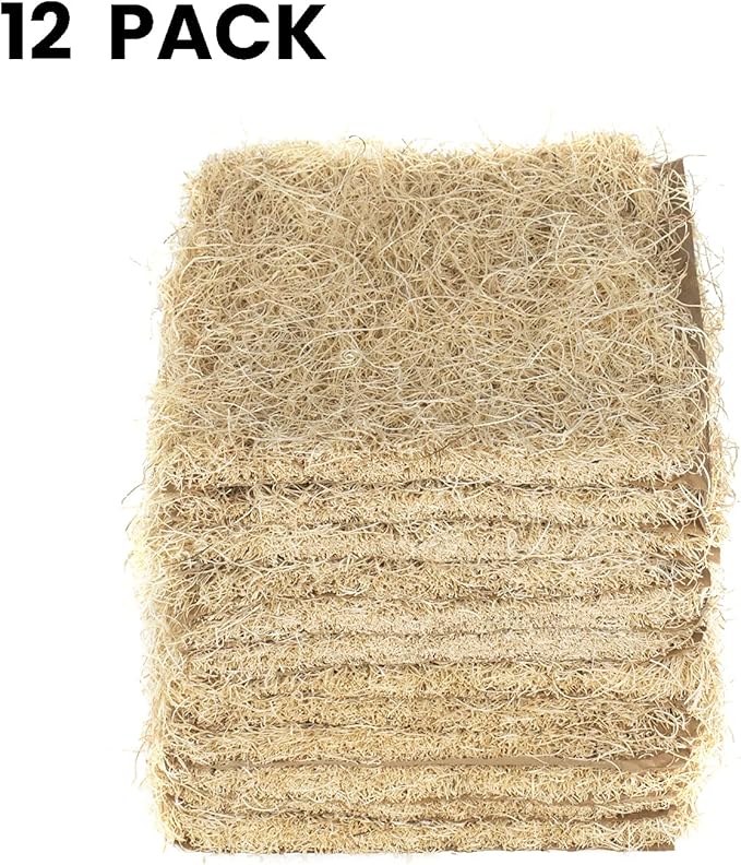 MagJo Aspen Nesting Pads for Chicken Coops - USA Grown Aspen Excelsior Nest Box Liners 13x13-12 Pack