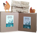 (New) Naturally Grown US Hemp Fiber Chicken Nesting Pads, for Hen Nesting Boxes or Chicken Coops. Super Absorbent, Nest Forming, Thermoretentive and Sustainable. 12”x12” (10 pack). Made in the USA.