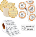 3 in 1 Total 1850pcs Farm Fresh Egg Stickers Set Including 250pcs Handing Instruction Cards,800pcs 2” Round Unwashed just got Laid Carton Stickers,800pcs Rectangular Please Return Egg Carton Labels