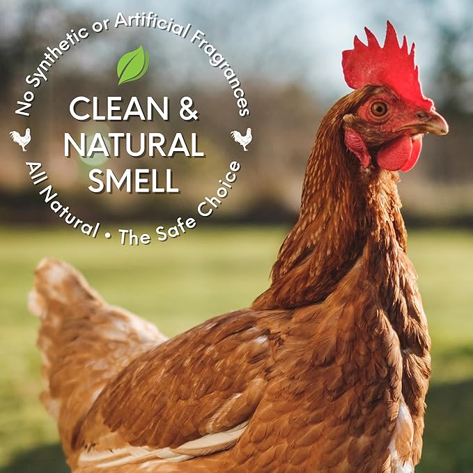 FlexTran Chick Fresh Odor Eliminator for Backyard Chickens. Makes 1 Gallon of Solution Eliminates Coop, Brooder Odor, Etc. Concentrate w/ 128 oz Empty Sprayer (2 gallons)