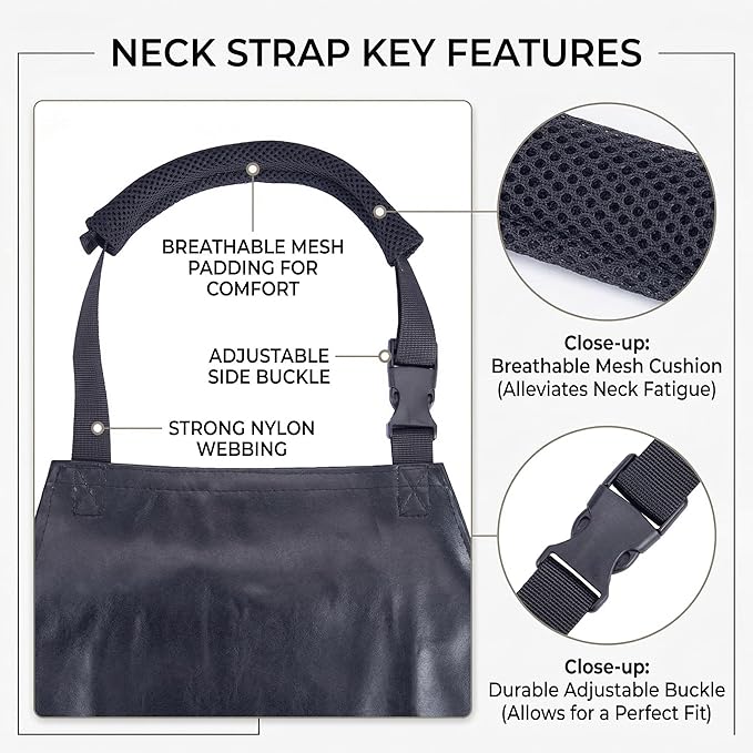 Homsolver Heavy Duty Vinyl Waterproof Apron for Unisex Adult, Ultra Lightweight, Chemical Resistant Industrial Work Apron