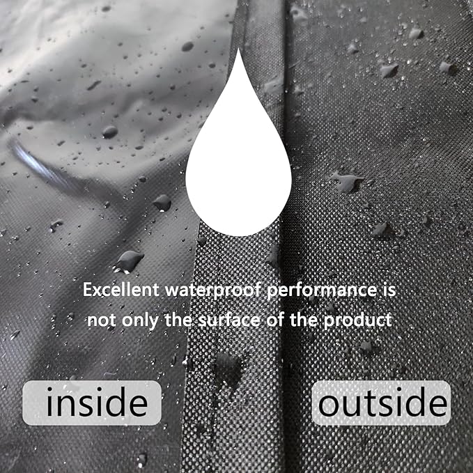 Waterproof Universal Generator Cover for Most Generators 7000-9500 Watt, Heavy Duty Thicken 600D Polyester,Weather and UV Resistant(28 x 26 x 24 inch-Black)