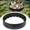 Chicken Dust Bath Tub,25"D x 5 5/8"H Adjustable Chicken Dust Bath,Bottomless Design Dust Bath for Chickens,Chicken Coop Cleaner Container for Farms, Chicken Coops,Lawn,Chicken Coop Accessories