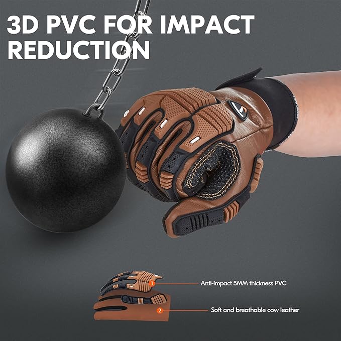 Vgo... Cutproof Gloves,Cut Resistant Gloves,HPPE Anti-cut Liner,Hand Protection,ANSI A3,Touchscreen