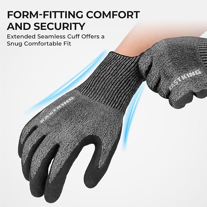 KastKing Kut Safe Fillet Gloves, Ultimate Cut Resistant Gloves for fishing and Outdoor Use, ANSI Level 6 Cut Protection
