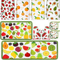 10 Pcs Fruit Kitchen Dish Towels Rugs Oven Mitts and Pot Holders Set Farmhouse Kitchen Decor Set for Women Mom Daughter Gift Cooking Baking Grilling(Lively Color)