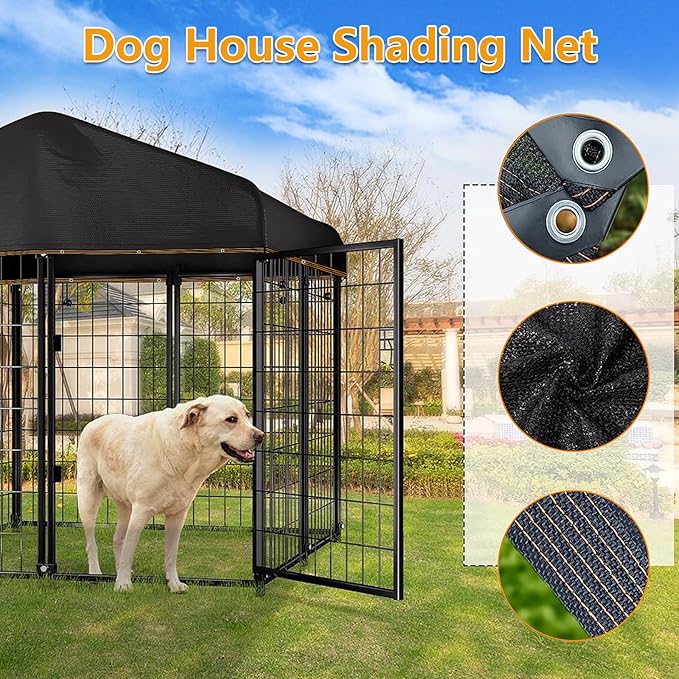 Shade Cloth, 80%-90% Garden Shade Mesh Net with Grommets, Outdoor Black Sunblock Neting Antifreezing Cover for Plant Pergola Patio Greenhouse Chicken Coop, 3x20FT