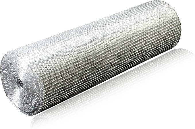 48inx100ft 1/4 in 23 Gauge Hardware Cloth, Metal Screen Galvanized Wire Mesh Welded Wire Fencing Critter Fence Poultry Netting Chicken Wire Fence Rabbit Fencing Garden Fencing Fence Netting Silver