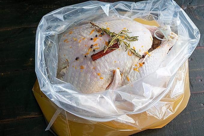 Chairman of the Bird Gourmet Turkey Brine and Rub Kit – Premium Brine Mix, Custom BPA-Free XL Brine Bag and 2 Turkey Rub Seasonings – All Natural Gluten-Free Non-GMO No MSG, 16 Ounces