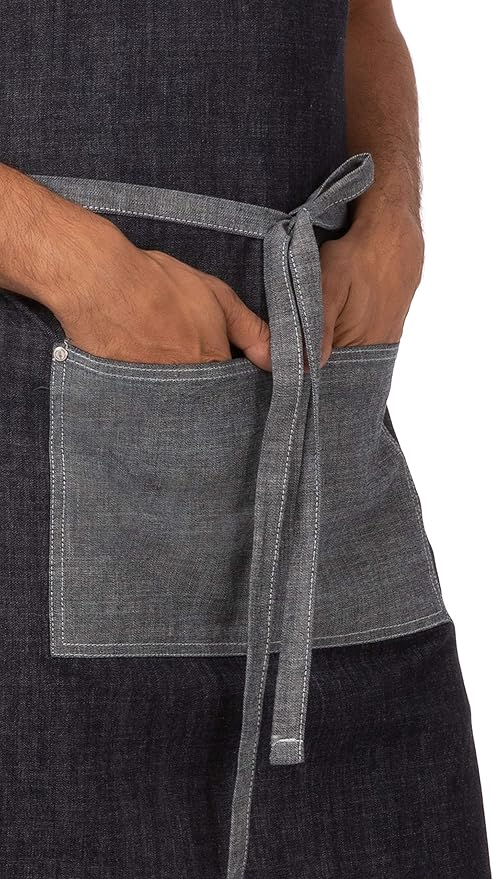 Chef Works Unisex Manhattan Bib Apron
