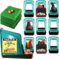 Nesting Boxes for Chicken Coop | Roll Away Hen House for Laying Eggs | Durable Plastic Chick Brooder Box with Perch & Pull Out Egg Tray for Poultry Farm | Chicken Coop Accessories (Pack of 10)