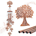 Tree of Life Wind Chimes Outdoor Tree of Life Gifts for Women Men Mom Gardening Birthday Gifts Metal Memorial WindChimes for Outside/Indoors, Lawn, Patio, Yard Art, Garden Decor, Yard Decorations