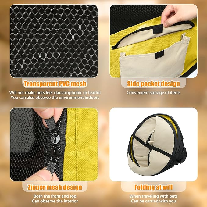 Chicken Brooder Box for Chick Starter Kit - 2026 Upgrade XL (Extra Large) Double Door Chick Brooder Pen//Holds Up to 20 Baby Chicks, Ducklings, Quail(Yellow)