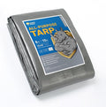 GUARD SHIELD Heavy Duty Tarp 8x10 Feet Silver/Black Multi Purpose Thick Waterproof Poly Tarp Cover 10mil