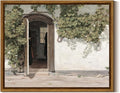InSimSea Framed Canvas Wall Art Vineman Climbing The Walls Farmhouse Wall Decor Opening Door Painting Canvas Print Art Home Decor Aesthetic For Bedroom Bathroom Office 8x10in