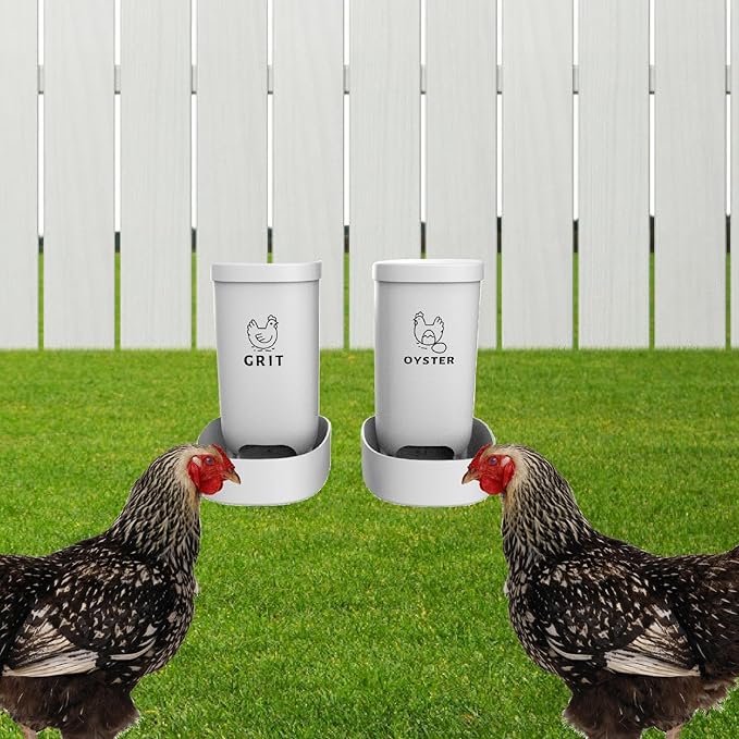 2 Pack Chick Feeders for Starter Kit with Duck and Quail Accessories