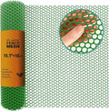 Chicken Plastic Wire Fencing Mesh - Heavy-Duty Plastic Chicken Black Wire Fence Mesh for Gardening, Barrier Netting, Poultry Dogs Rabbit Fencing (Green, 15.7IN x 10FT)