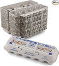 MT Products Printed Empty Egg Cartons Holds 12 Eggs - Cardboard Crate for Eggs (Pack of 250) - Made in USA