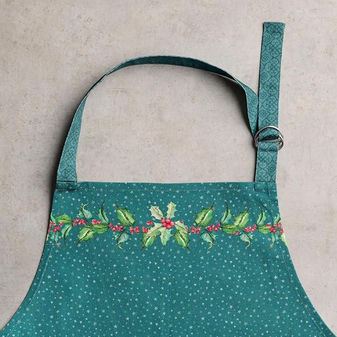 Maison d' Hermine 100% Cotton Apron for women with Pocket Kitchen Chef Apron for Men Cooking Easter Decorations