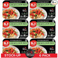 KJ Poultry Kosher Ready Meals - Chicken Chow Mein, MRE Meat Meals Ready to Eat, Gluten Free, Halal, (6 Pack) Prepared Entree Fully Cooked, Shelf Stable Microwave Dinner Travel Military Camping