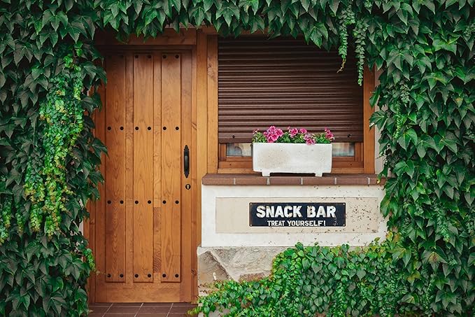 Vintage Tin Snack Bar Sign Retro Metal Sign Suitable For Home Street Shop - Multi-Purpose Metal Sign For Indoor/Outdoor Use Plaque 4x16 Inch