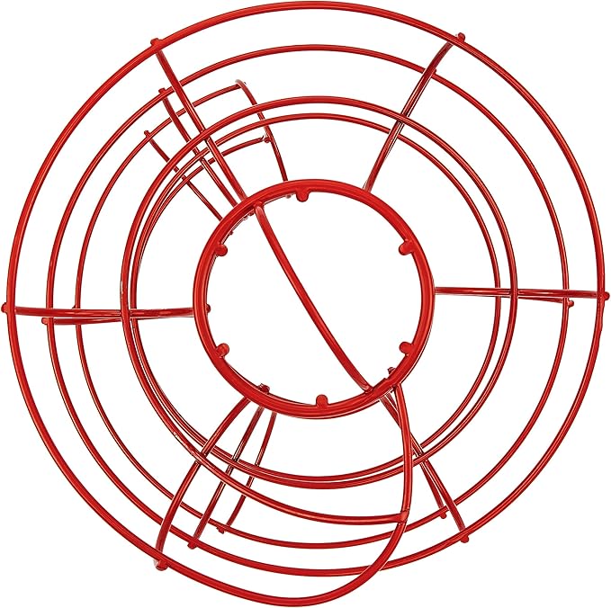 Egg Skelter Deluxe – Modern Spiraling Dispenser Rack, Red, Stylish Kitchen Storage for Eggs