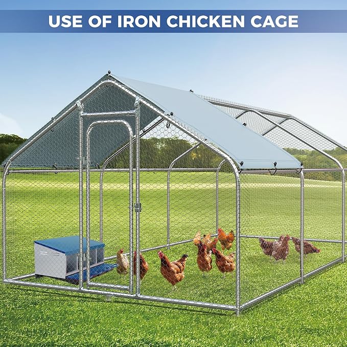 4-Hole Chicken Nesting Box, Roll Away Nest with Removable Tray, Easy Egg Collection & Cleaning, Wall-Mount Nesting Boxes for Hens, Chicken Coop - Blue