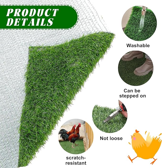 9pcs Nesting Pads for Chicken Coop Upgraded Washable Chicken Laying Pads Reusable Nest Box Pads Durable Chicken Nesting Pads TPU Material（13 * 13in）