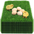 12 Pack Chicken Nesting Box Pads - Washable Artificial Grass Nesting Pads - Chicken Nesting Pads for Chicken Coop and Pet Garden Lawn Indoor Outdoor 12"×12"×1"