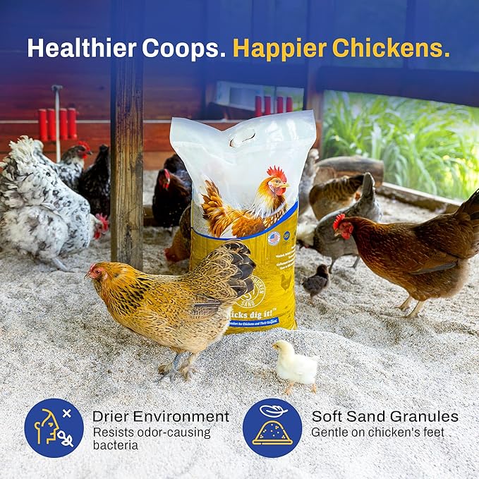 50 lbs (56-Pack) – Dust-Free, Odor-Control Bedding for Chicken Coops, Nesting Boxes, and Runs – Natural Poultry Litter, 2800 lbs Total
