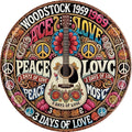 CSWLJS Room Decor Peace Love 3 Days Of Love Metal Tin Sign 8x8 In Durable Indoor/Outdoor Gift Vintage Wall Art Decor