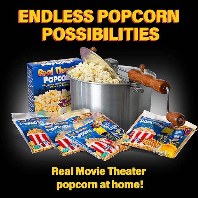 Aluminum 6 Qt Whirley-Pop Popcorn Popper