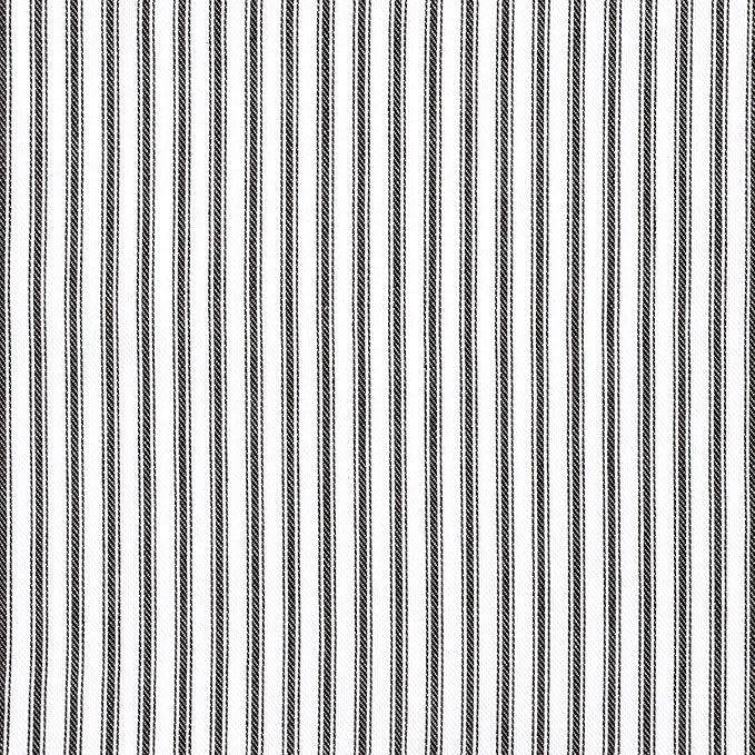 Cackleberry Home Egg Collecting & Gathering Apron 12 Pockets, Black and White Ticking Stripe