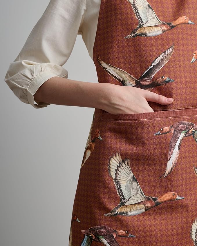 Maison d' Hermine 100% Cotton Apron for women with Pocket Kitchen Chef Apron for Men Cooking Easter Decorations