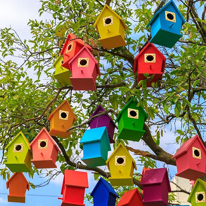 AQKILO Birdhouse Predator Guard, Helping Reduce Nest Destruction and Enhance Safety for Bird Chicks, 4 Pack, 1 1/2" (1.5in)