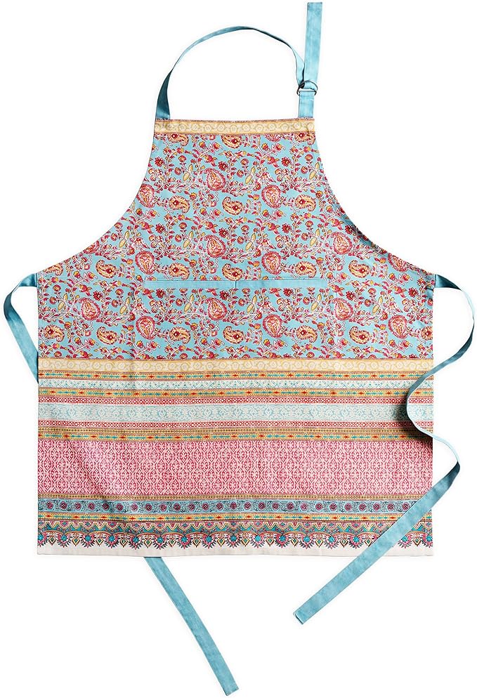 Maison d' Hermine 100% Cotton Apron for women with Pocket Kitchen Chef Apron for Men Cooking Easter Decorations
