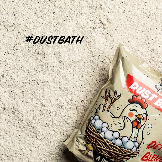 Chic Hens Dust Bath Additive Bio Char, Natural Premium Blend, Made in USA, Spa Treatment for Chickens