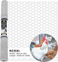 Chicken Wire 36 in x 50 FT x 1” Mesh x 20GA | Poultry Wire Netting | Hot Dipped Galvanised | Hexagonal Galvanized Mesh for Chicken Coop, Rabbit Cage, Fence Barrier
