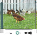 Non Electric Fence Netting, 40" x164' Portable Movable Livestock Nets Mesh for Chickens, Goats, Sheep, Dog, All-Purpose Fencing for Backyards, Homesteaders, Farms Ranches, and Gardens