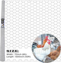 Chicken Wire 72 in x 50 FT x 1” Mesh x 20GA | Poultry Wire Netting | Hot Dipped Galvanised | Hexagonal Galvanized Mesh for Chicken Coop, Rabbit Cage, Fence Barrier