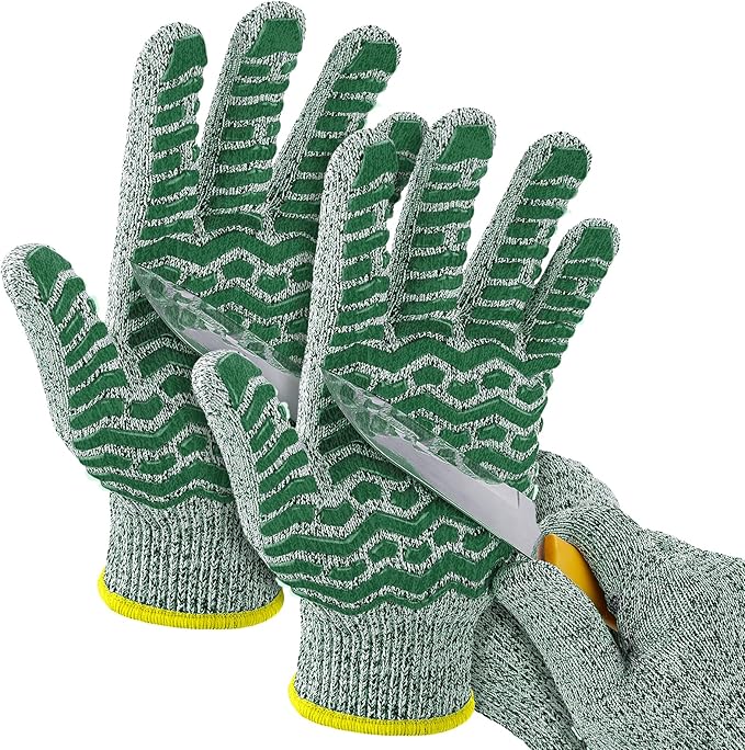 HandLove Cut Resistant Gloves, 100% Food Contact Safe, CE Level 5 Premium Protective Cutting Gloves